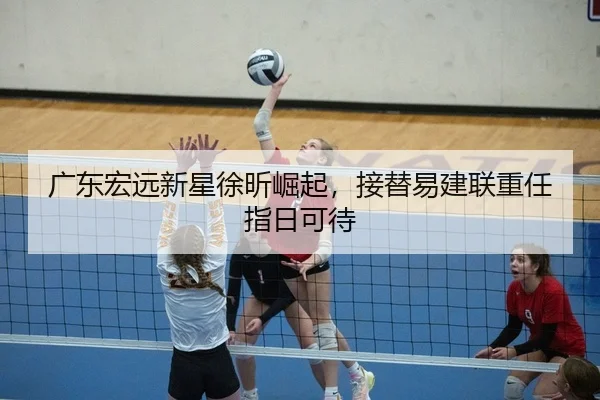 广东宏远新星徐昕崛起，接替易建联重任指日可待